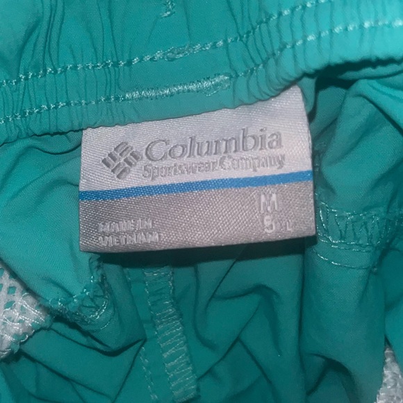 Columbia Women’s Fishing Shorts Turquoise Size Medium - Picture 3 of 4